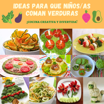 IDEAS PARA QUE NIÑOS_AS COMAN VERDURAS