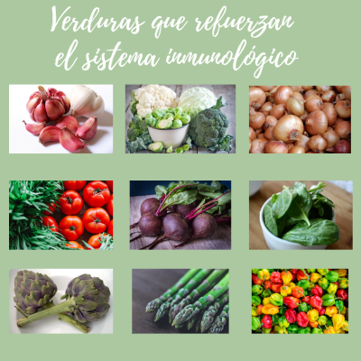 VERDURAS QUE REFUERZAN EL SISTEMA INMUNOLÓGICO